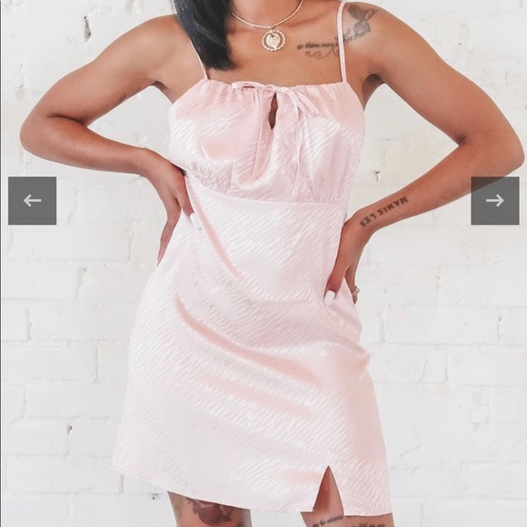 Princess Polly Dresses & Skirts - Pink satin mini dress